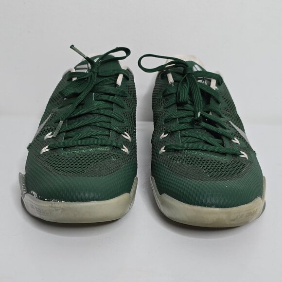Nike Kobe 11 TB Gorge Green Metallic Silver Mens 10 856485-331 Sneakers FLAWS main image 7